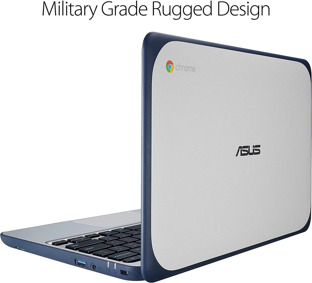 ASUS Chromebook C202SA-YS02, 1.60 GHz Intel Celeron, 4GB DDR3 RAM, 16GB SSD Hard Drive, Chrome, 11" Screen (Used Grade B)