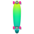 Yocaher Kicktail Longboard Complete - Gradient Green