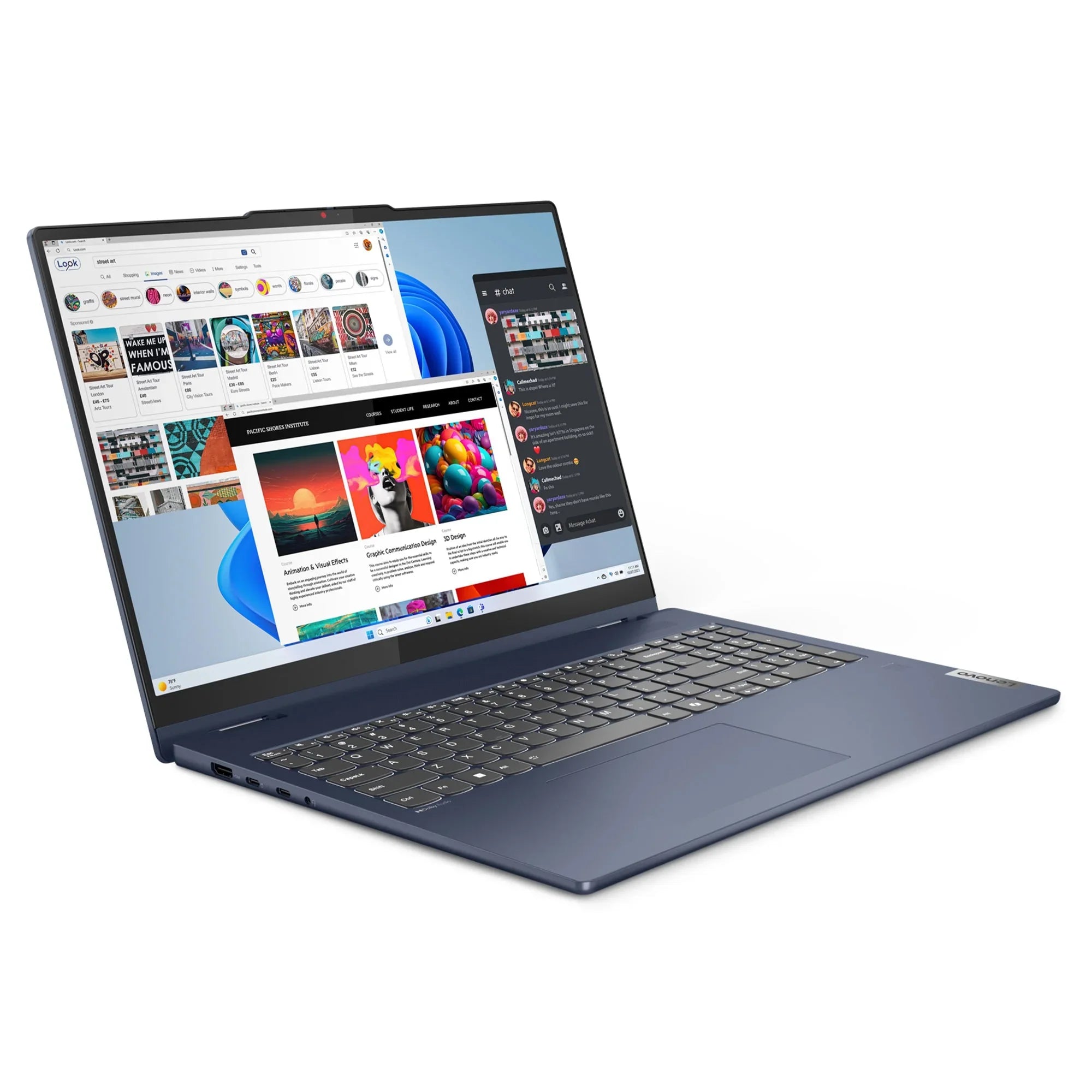 Lenovo IdeaPad 5i 2-in-1 Laptop, 16" IPS Glass, 120U, Graphics, GB, 512GB SSD