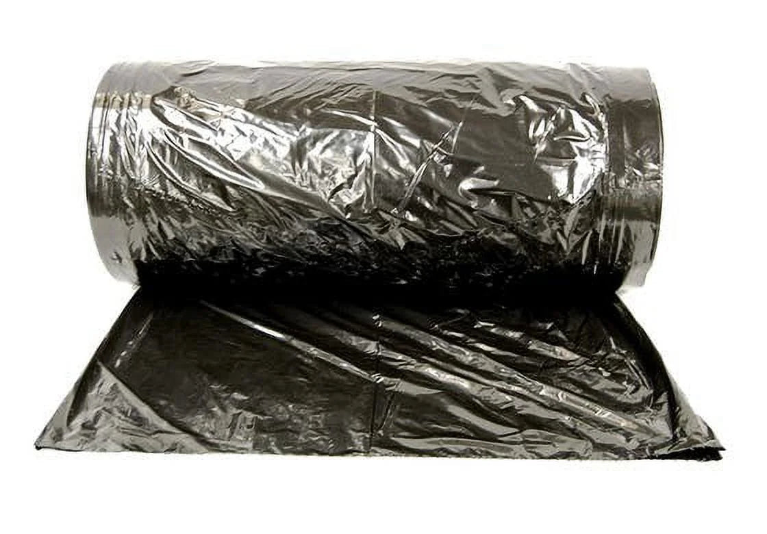 HANCO Plastic super weight garment bags on a roll, 72"H , Black - 249/ROLL