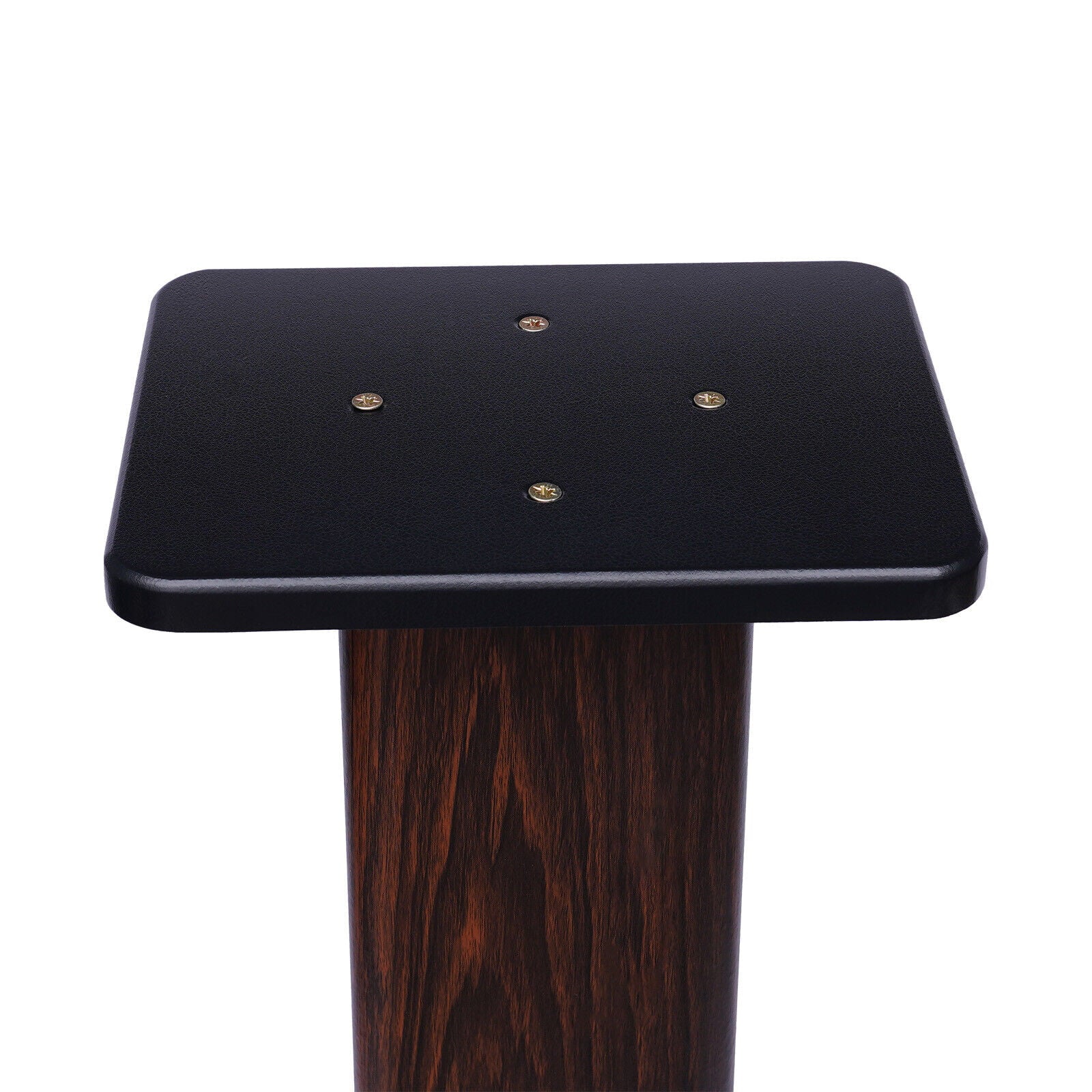 1 Pair Black Walnut Wood Speaker Stands for Surround Sound & Book Shelf Speakers 36"