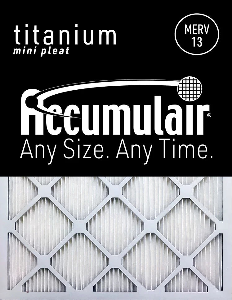 Accumulair Titanium 14x20x1 Allergen Reduction Air Filters (4 Pack)