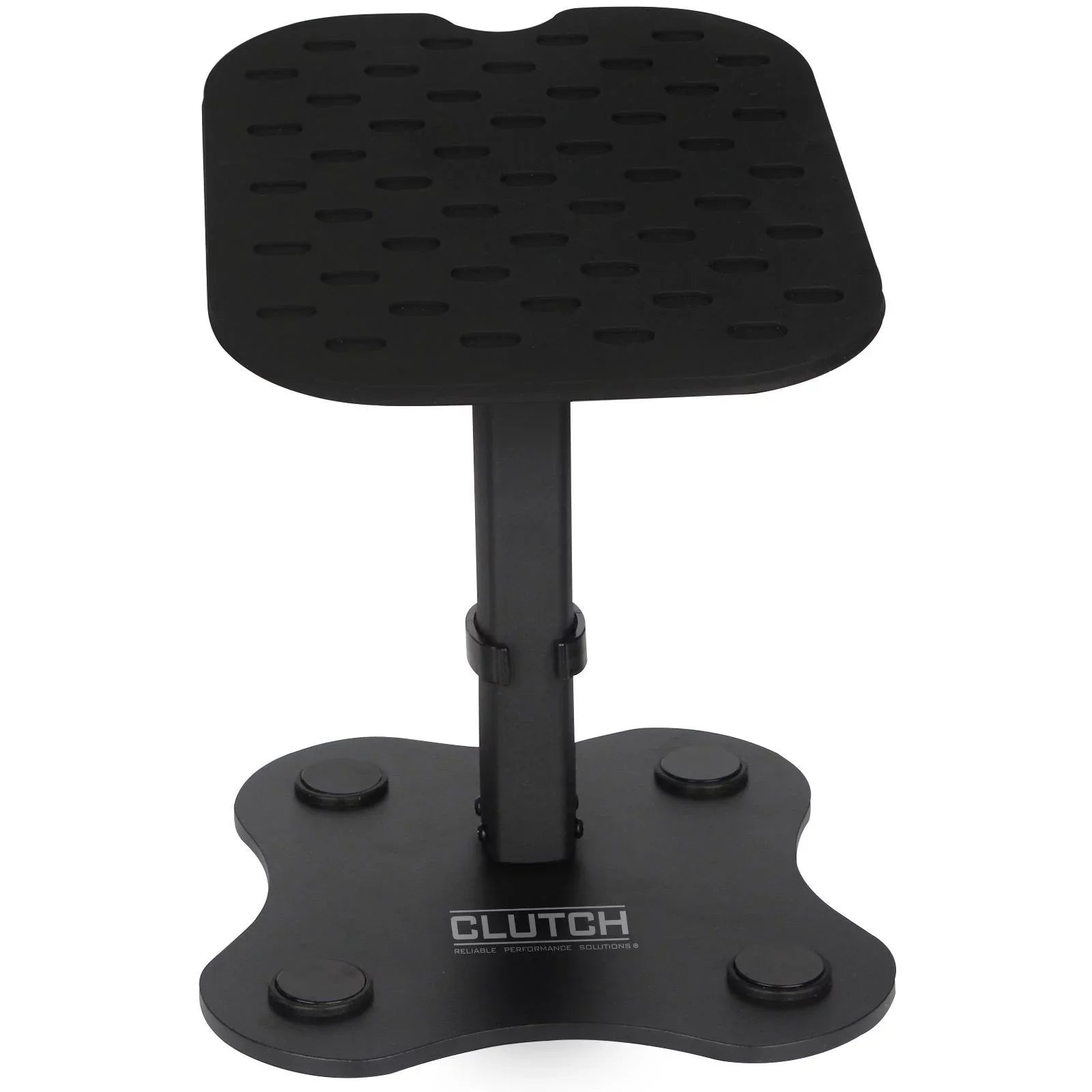 Clutch CL-DMS250 Mighty Series Desktop Studio Monitor Speaker Stands with Yellow Pad Trim Kit Package