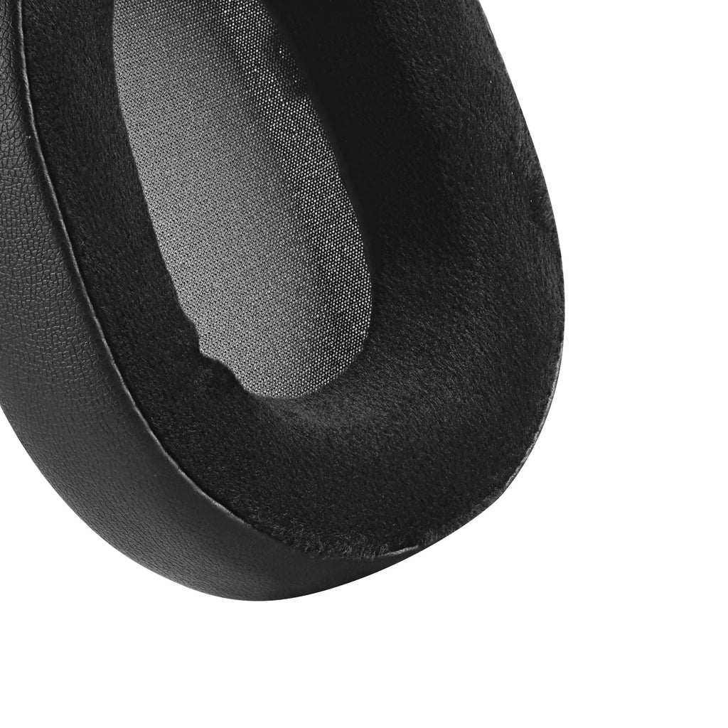 Geekria Comfort Hybrid Velour Replacement Ear Pads for Corsair HS55, HS65 Headphones Ear Cushions, Headset Earpads, Ear Cups Wrap Repair Parts (Black)