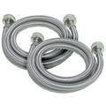 Edgewater Parts 6 Ft. (SET OF 2) Stainless Steel Fill Inlet Hose for Whirlpool, Kenmore , Maytag Washer