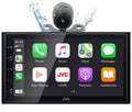 JVC KW-M180BT 2 DIN 6.75" Media Player USB Mirroring For Android Bluetooth + Backup Camera