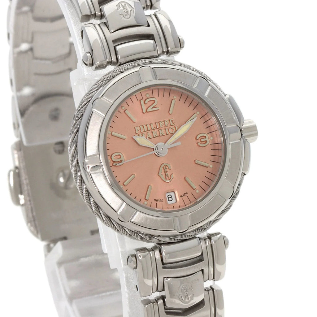 Pre-Owned Philippe Charriol 53.97.2617 Celtic Watch Stainless Steel/SS Ladies PHILIPPE CHARRIOL (Good)
