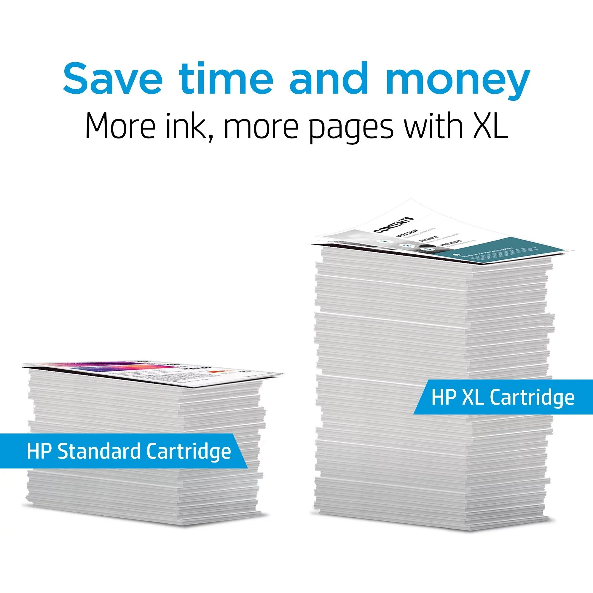HP 62XL Black/62 Tri-Color Ink Cartridges, N9H67FN, 2/Pack