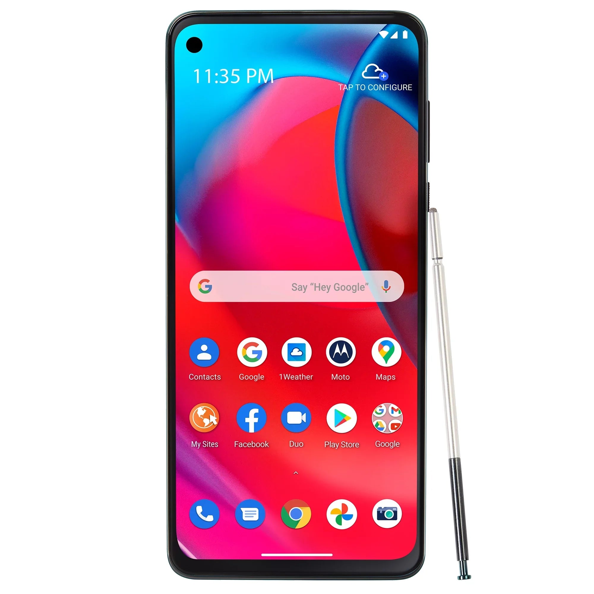 Straight Talk Motorola Moto G Stylus 5G (2021), 128GB, Black, Prepaid Smartphone [Locked to Straight Talk]