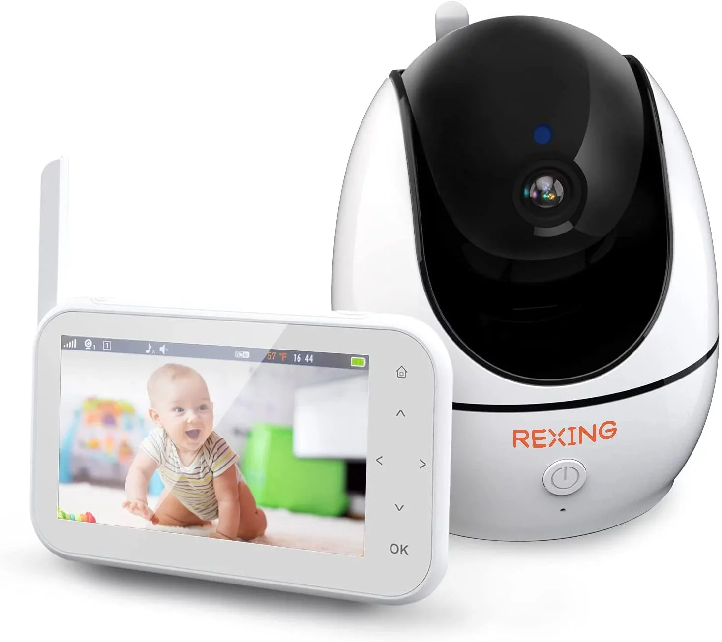Rexing BM1 Baby Monitor w/ Recording Capabilities 4.5" IPS Display