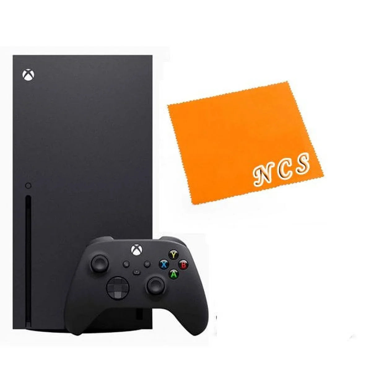 2022 Newest Xbox Series X Gaming Console System 1TB SSD Black Disc Drive With NCS Soft Anti-Slip Silicone Coating Skins & Thumb Grips Analog Caps