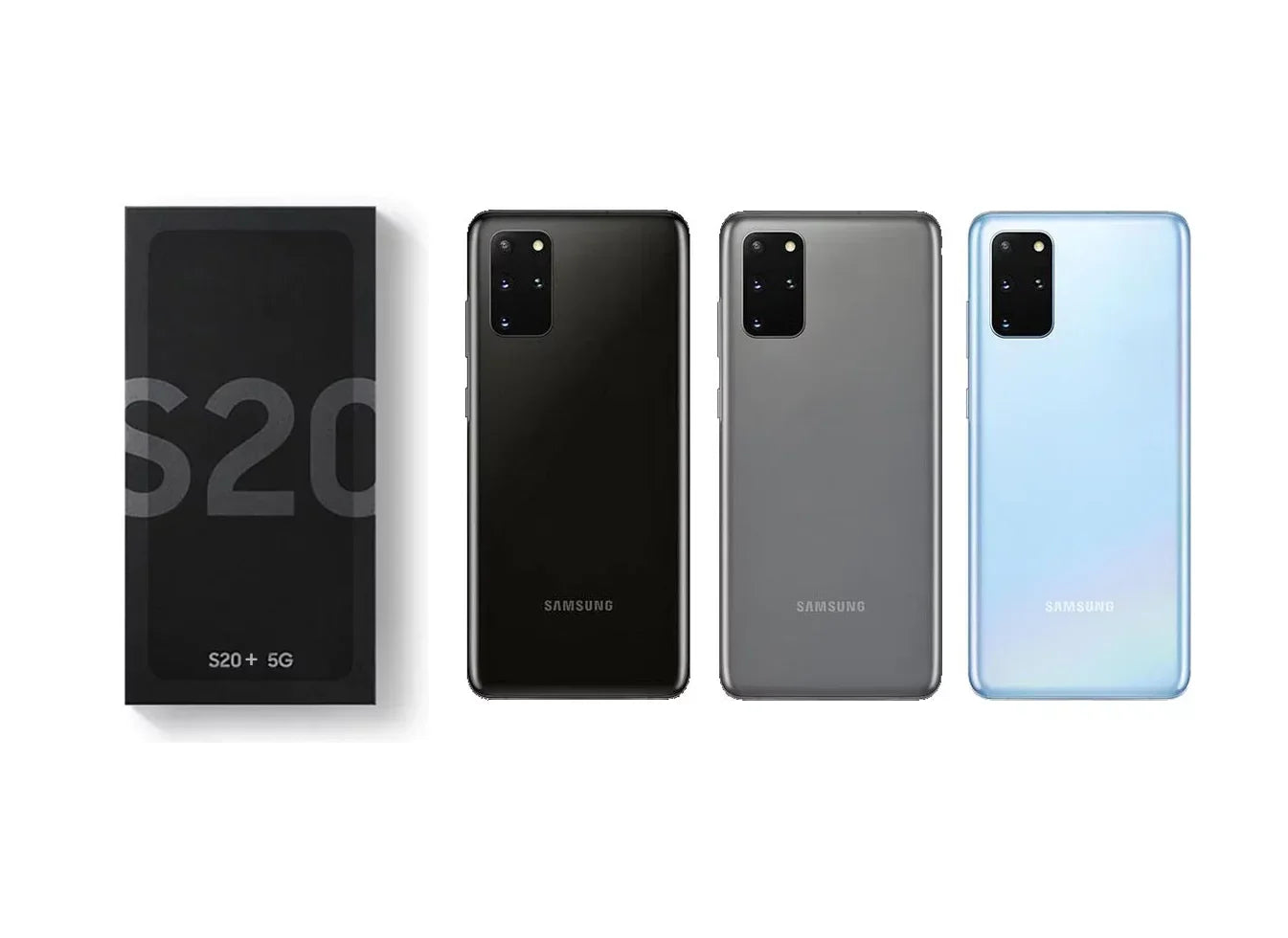 Fully Unlocked Samsung Galaxy S20+ Plus 5G 128GB SM-G986U [RETAIL BOX]