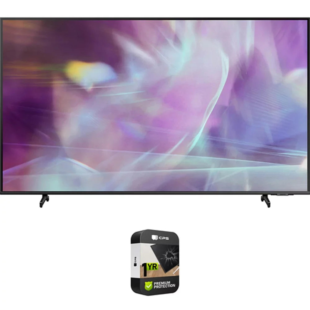 Restored Samsung QN50Q60AAFXZA 50 Inch QLED 4K UHD Smart TV 2021 Bundle with Premium 1 Year Extended Protection Plan (Refurbished)