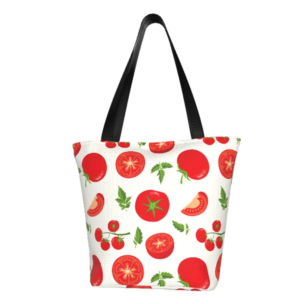 Lukts Fresh Red Tomato Tote Bag,Shoulder Bag Women'S Hobos Handbags Large Capacity Shopping Bag