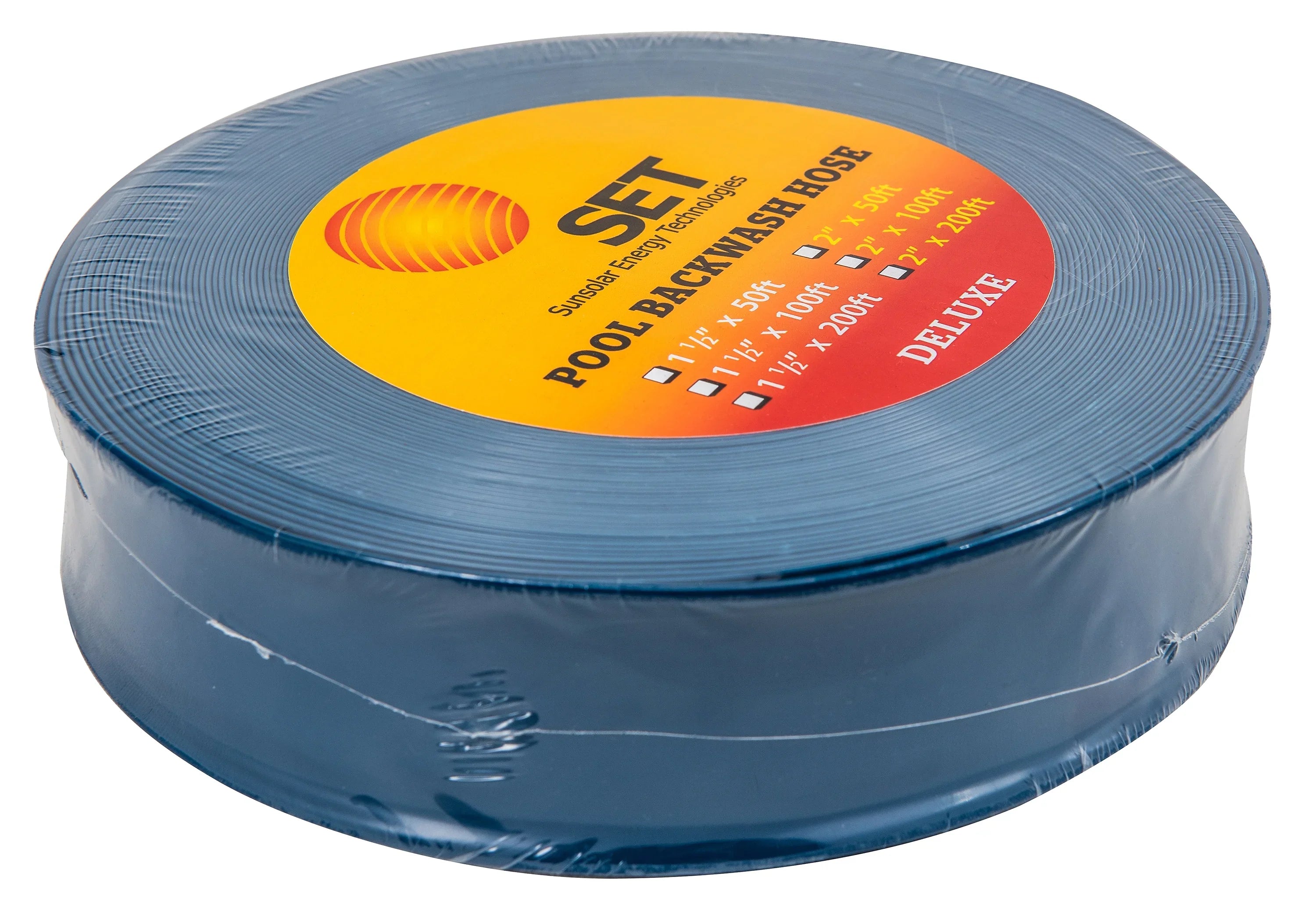 Heavy Duty Deluxe 1.5'' Backwash Discharge Hose for Swimming Pools - 100ft long
