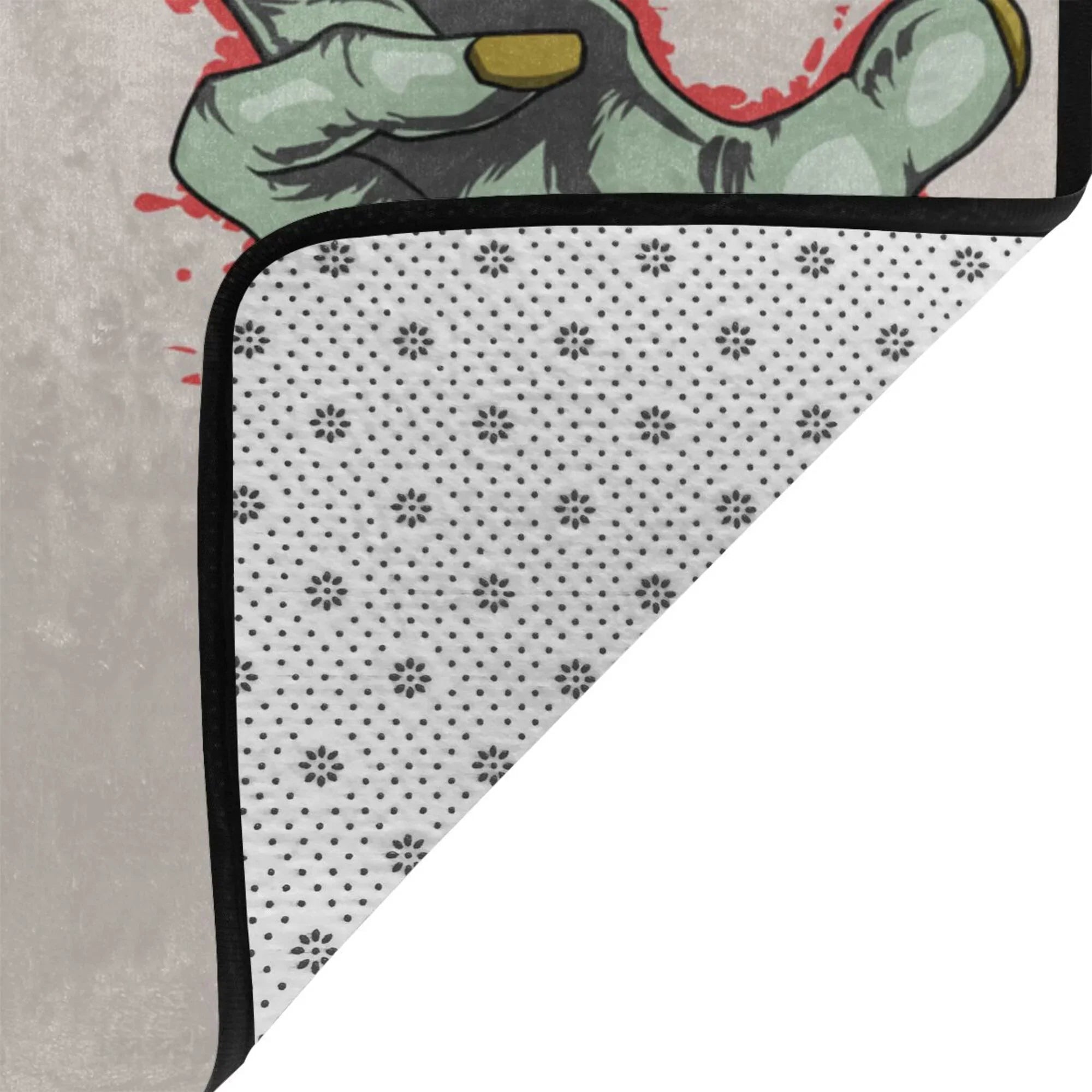 XMXY Horror Zombie Blood Hand Area Rugs Doormat Outdoor Entrance, Facecloth Non-slip Floor Mat Rug for Living Room Kitchen Sink Area Indoor,72"x48"