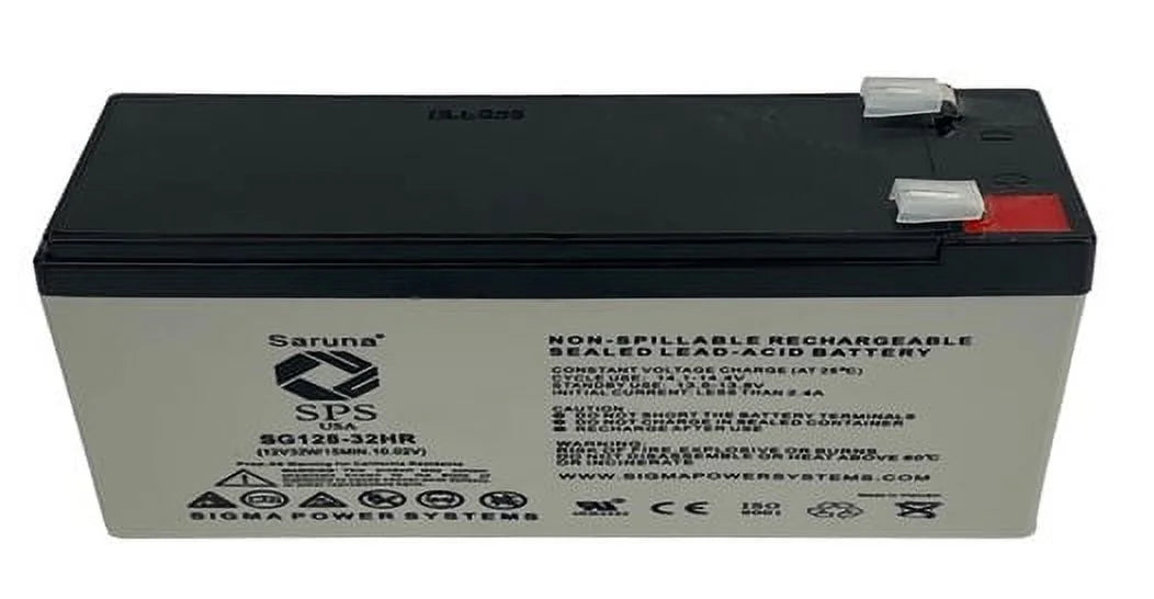 SPS Brand 128-32HR 12V 7.5Ah High Rate Replacement Battery for PCM PowerCom Ultimate ULT 1500 (1 Pack)