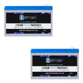 12V 10AH Lithium Replacement Battery Fitting with Streamlight E-Flood Box HL - 2 Pack