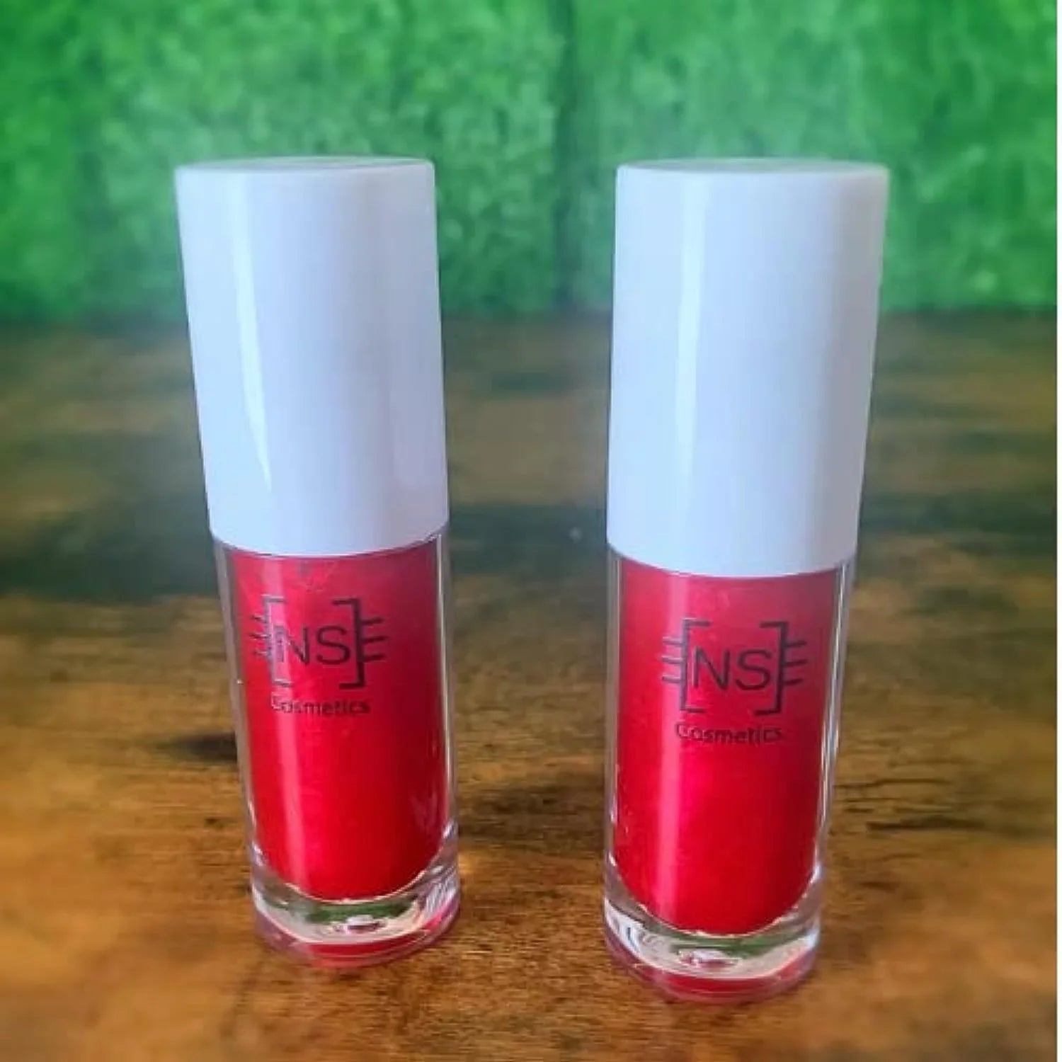 N S Cosmetics Organic Red Cherry Lip Gloss (10 mL)-Vegan Clean Beauty that Hydrates and Conditions Lips with Subtle Flavor- Sparkly Lip Gloss- Lip Gloss Color Pigment