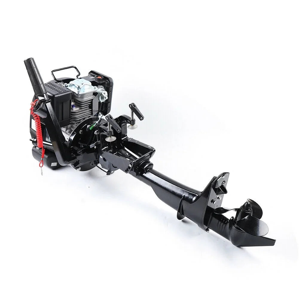6 HP 4-Stroke Heavy Duty Outboard Motor Fishing Vessel Engine Air Cooling System
