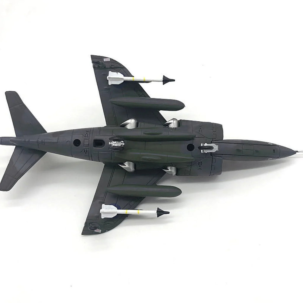 1:72 UK Air Force 1982 Sea Harrier Jet Fighter Model Military Fighter Aircraft Model Alloy Simulation Collection Display