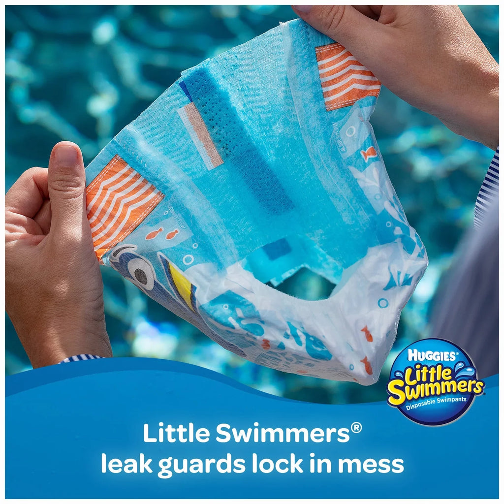 Huggies Little Swimmers Swim Diapers, Size 5-6 Large, 34 Ct