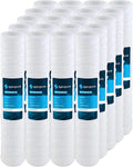 SpiroPure SP-CW100-20 20x2.5 100 Micron String-Wound Polypropylene Sediment Water Filter Cartridge SWC-25-20100 (Case of 20)
