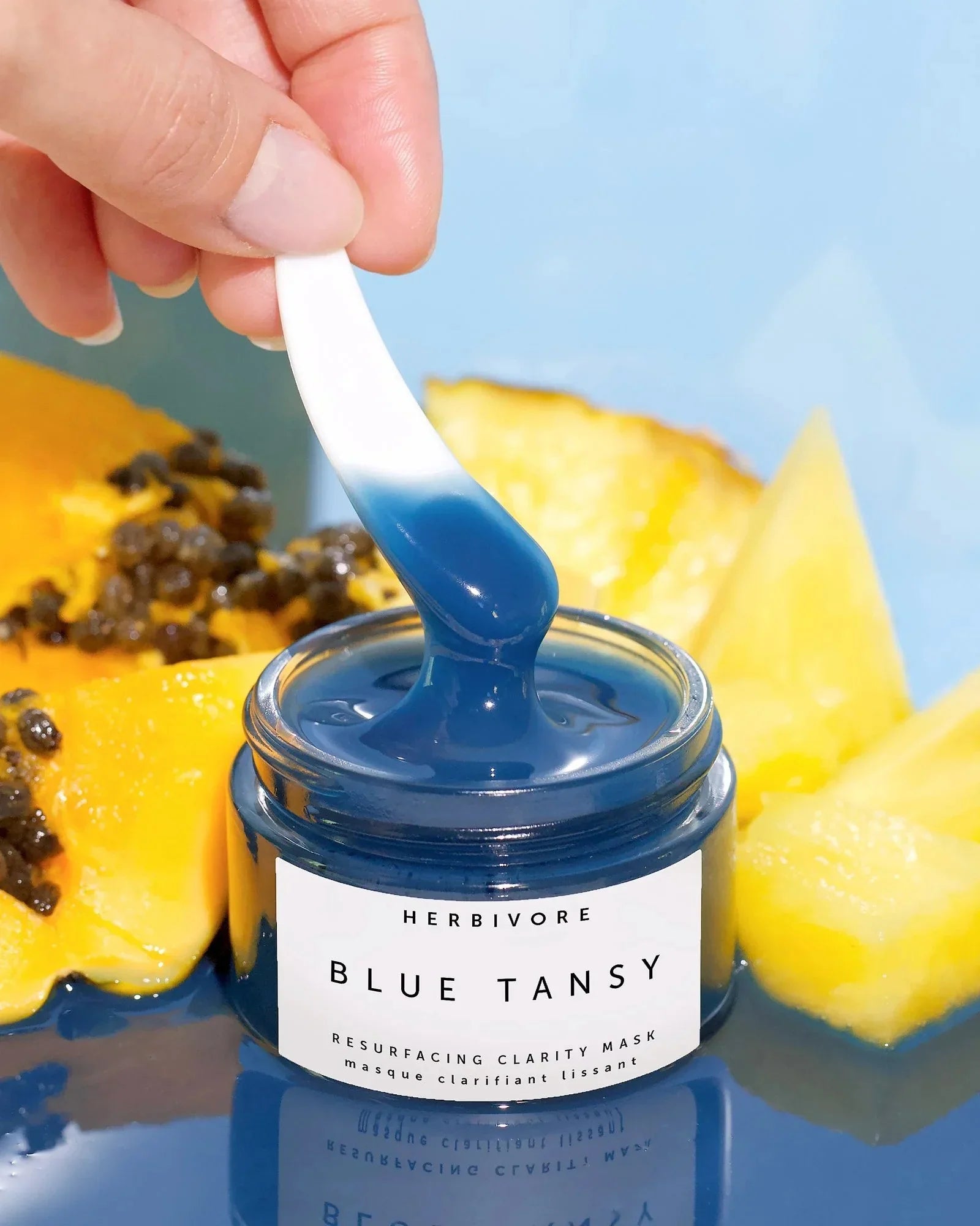 Herbivore - Natural Blue Tansy Invisible Pores Resurfacing Clarity Mask | Truly Natural, Non-Toxic, Clean Beauty