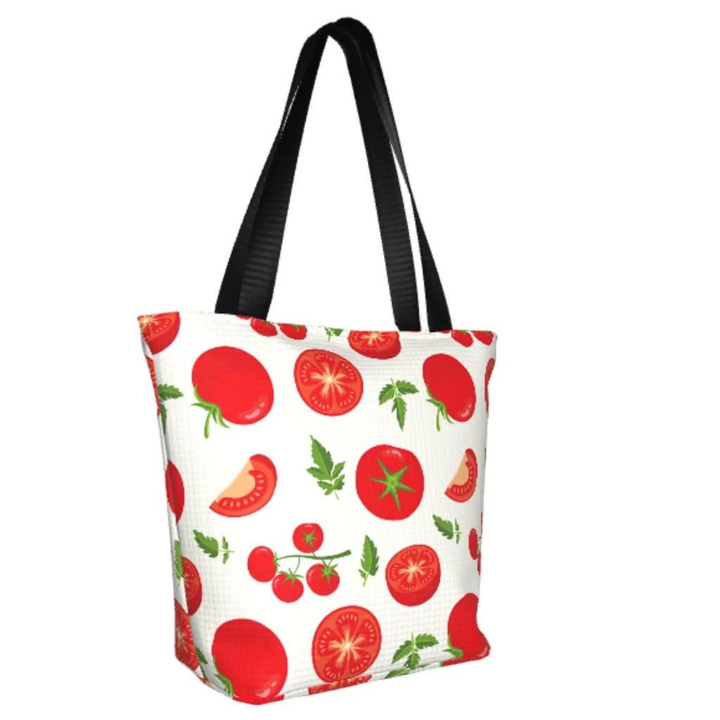 Lukts Fresh Red Tomato Tote Bag,Shoulder Bag Women'S Hobos Handbags Large Capacity Shopping Bag