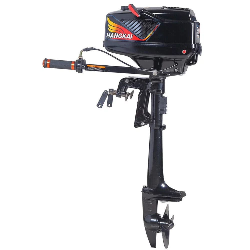 TOOL1SHOoo 3.6HP 2 Stroke Outboard Motor Fishng Ship Motor Engine Water Cooling Short Shaft