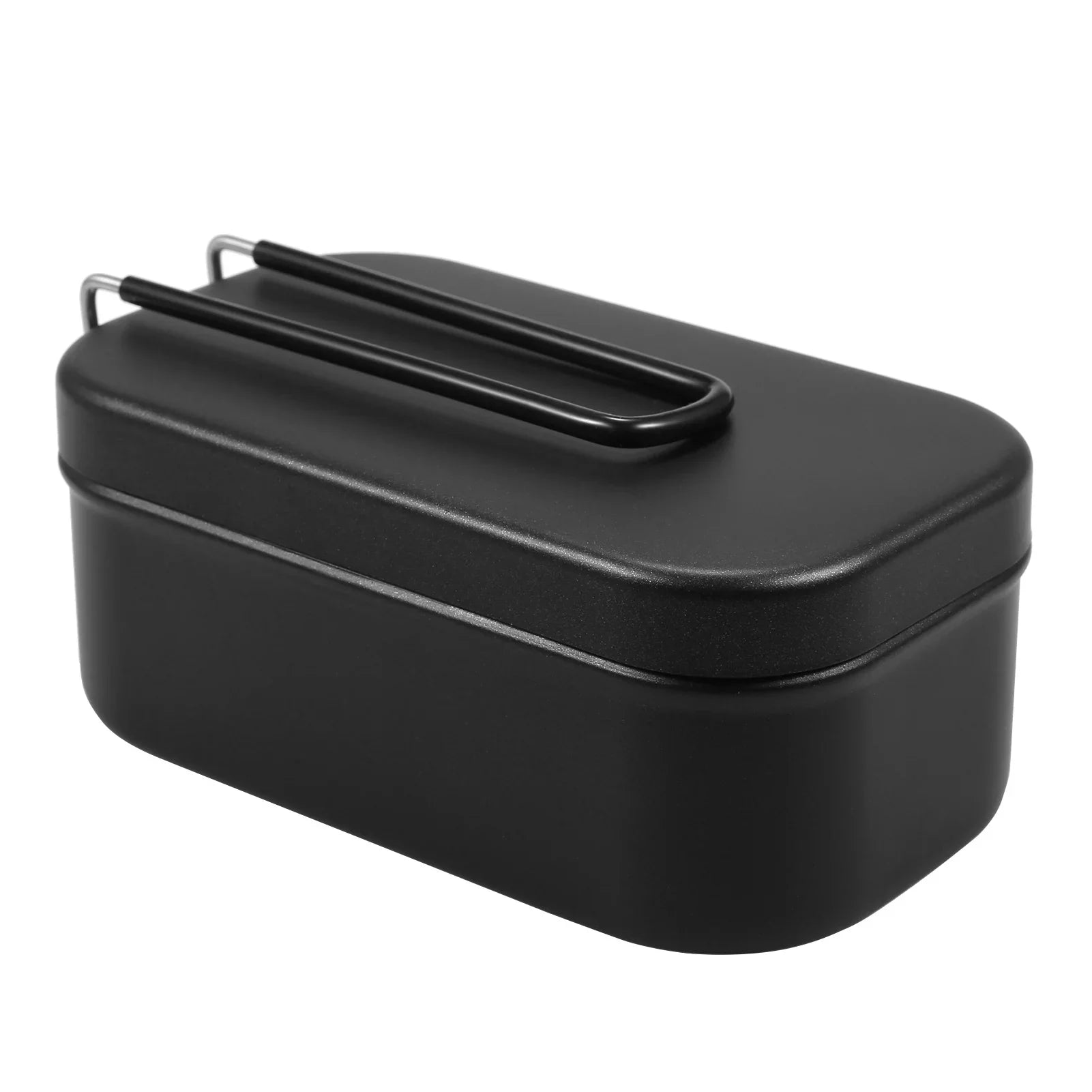 Tomshine 4pcs Cookware Mess Kit 800ml Camping Lunch Box with Steaming Rack Cutting Board for Backpacking Hiking Fishing Mountaineering