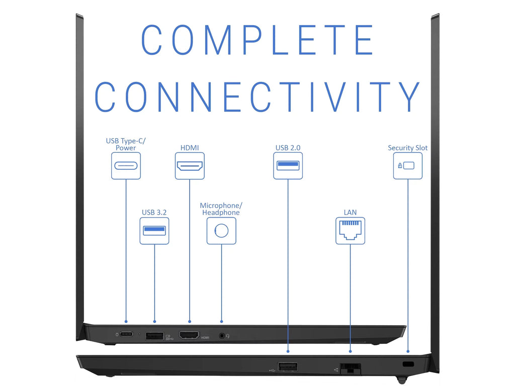 Lenovo thinkPad E15 Gen 2 Laptop, 15.6" IPS FHD Display, Intel Core i7-1165G7 Upto 4.7GHz, 16GB RAM, 1TB NVMe SSD, HDMI, Thunderbolt, Wi-Fi, Bluetooth, Windows 10 Pro