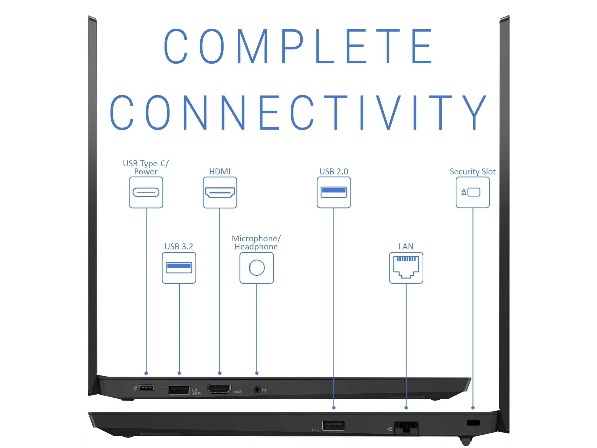 Lenovo thinkPad E15 Gen 2 Laptop, 15.6" IPS FHD Display, Intel Core i7-1165G7 Upto 4.7GHz, 16GB RAM, 1TB NVMe SSD, HDMI, Thunderbolt, Wi-Fi, Bluetooth, Windows 10 Pro