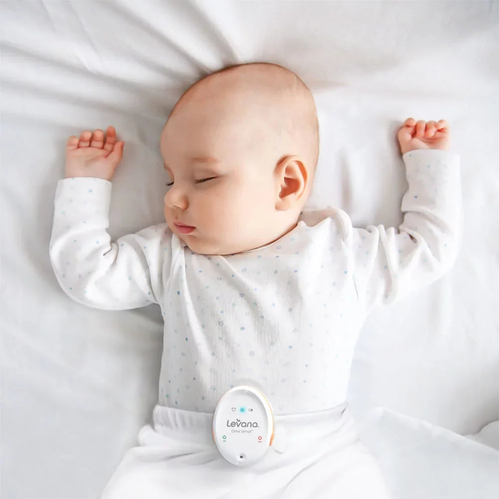 Levana Oma™ Sense Portable Baby Breathing Movement Monitor with Vibrations and Audible Alerts Designed to Stimulate Baby and Alert Parents