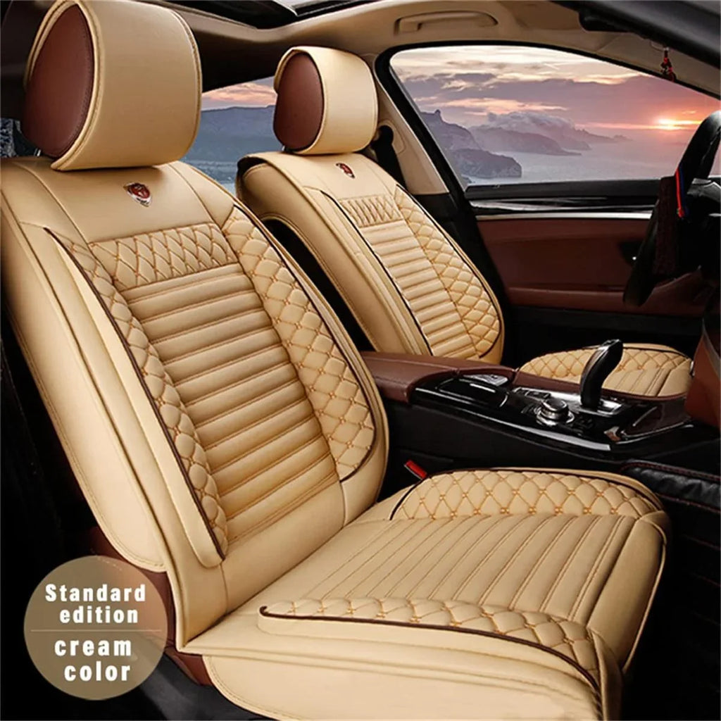Luxury Car Seat Shield For 11-17 200 55-22 300 04-22 Pacifica 5-Seat PU Leather Fits select: 2015-2017 CHRYSLER 200 LIMITED, 2017-2022 CHRYSLER PACIFICA TOURING L