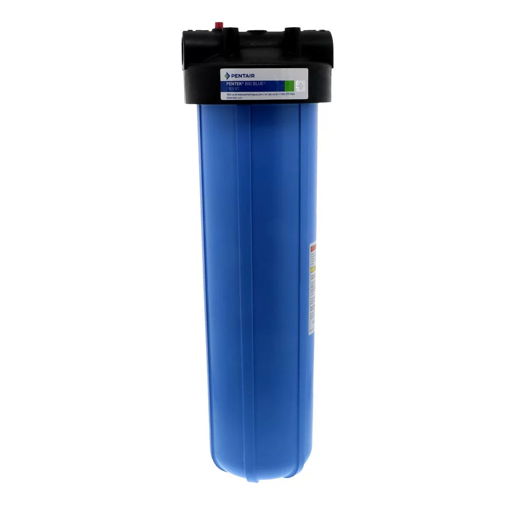Pentair/Pentek Filter Housing,23" H,7 3/8" Dia,Blue 150467-75