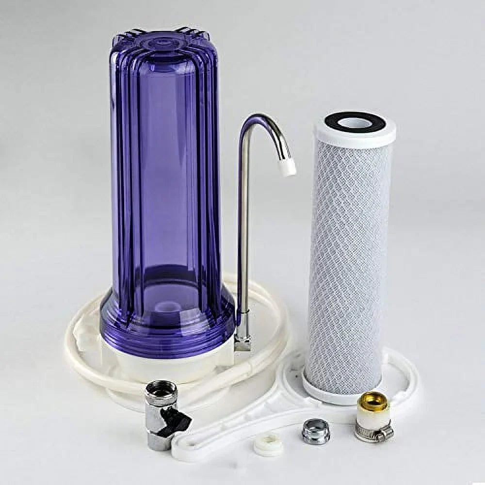 iSpring FC15 FC15-10 CTO Carbon Block Filter Cartridge, 5 Microns, 10" x 2-1/2", White