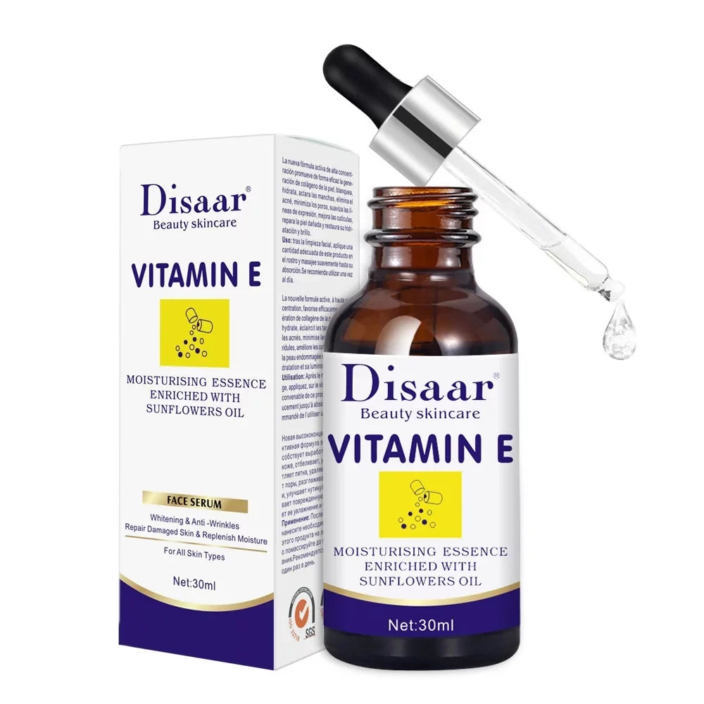 2 Pack Moisturizing Skin Therapy Oil for Face with Vitamin E, C & 10 Pure Facial Oil Blend, Rosehip Fragrance