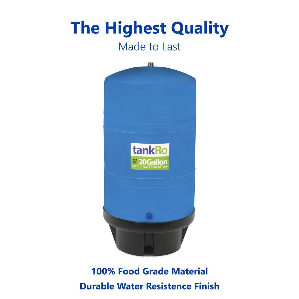 TankRO 20.0 Gallon RO Expansion Tank – Large Reverse Osmosis Water Storage Tank Reservoir