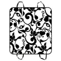 GCKG Black and White Damask Pattern Classic Vintage French Floral Swirls Pet Car Seat Coating Dog Car Seat Mat Hammock Cargo Mat Trunk Mat For Cars Trucks and SUV 54x60 inches