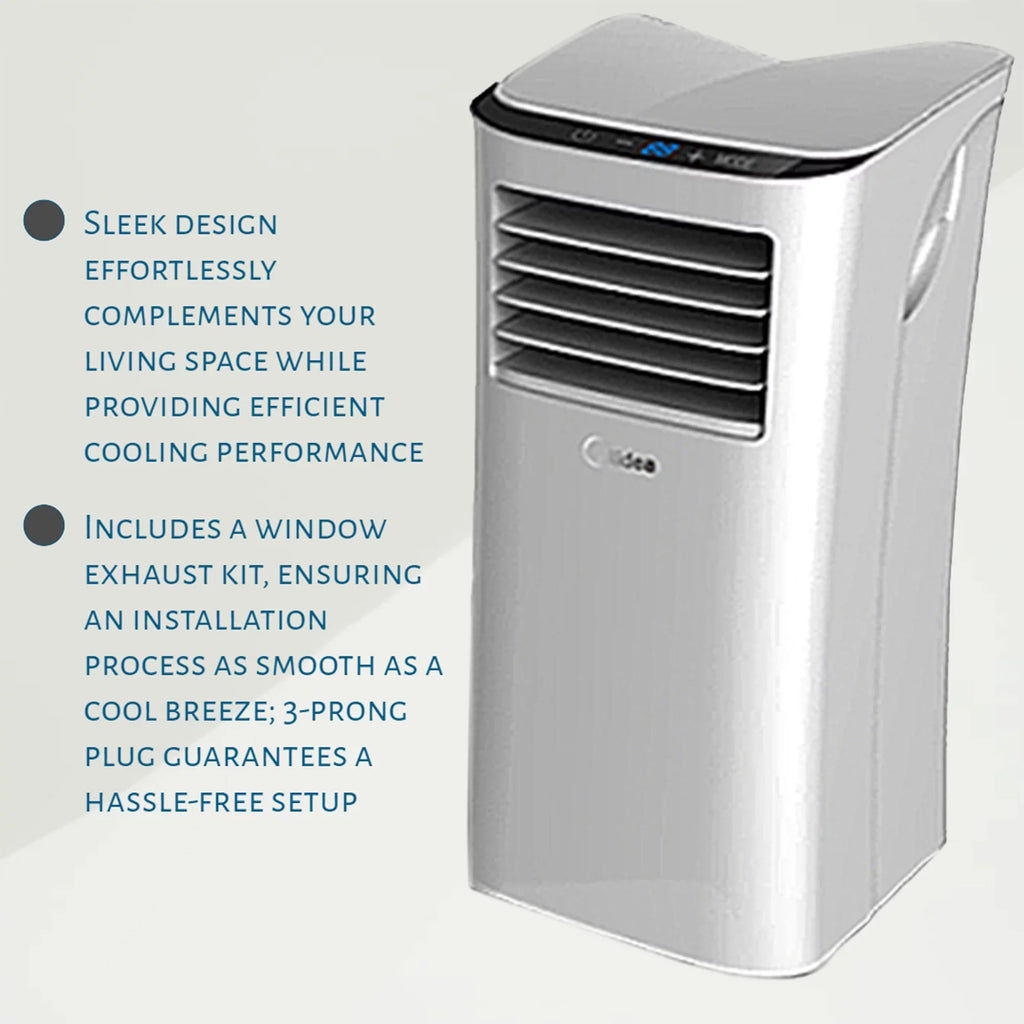 HomePointe S2 Series 5,000 BTU Portable Air Conditioner Cooling Fan Unit