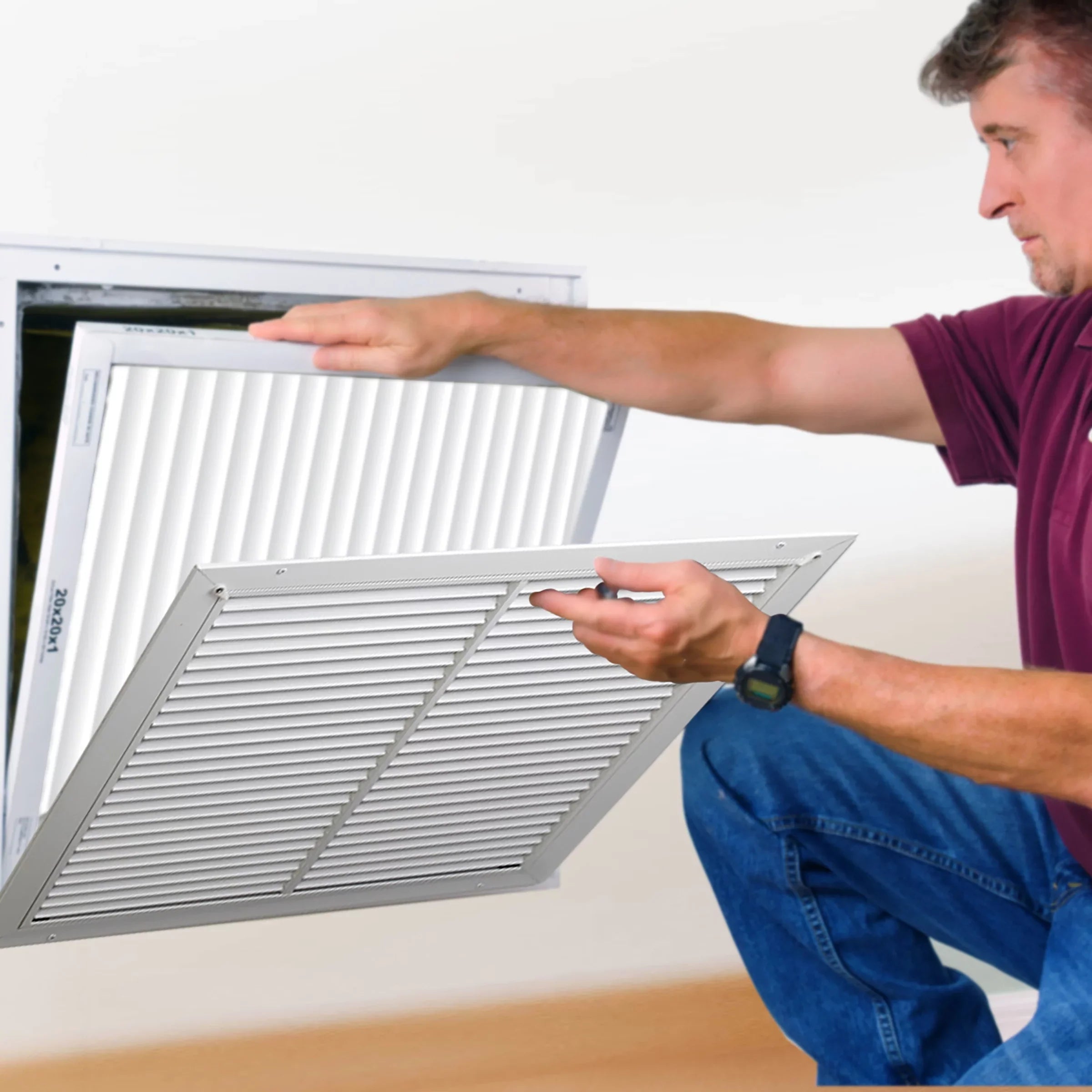 Honeywell 14x20x1 MERV 12 Pleated HVAC Furnace Air Filter- 4 Pack