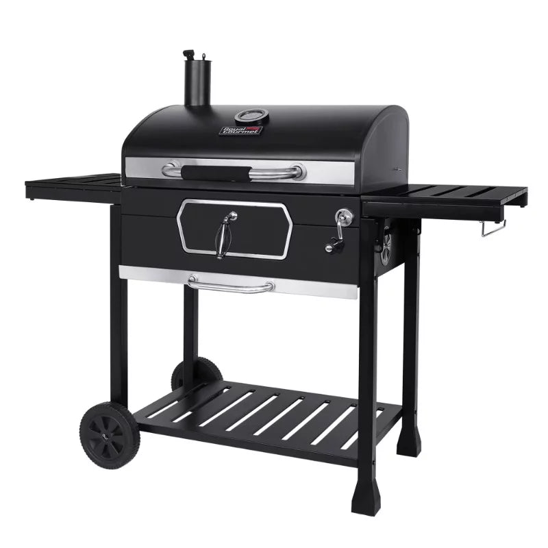 Deluxe Charcoal Grill, BBQ Smoker Picnic Camping Patio Backyard Cooking, camping USA