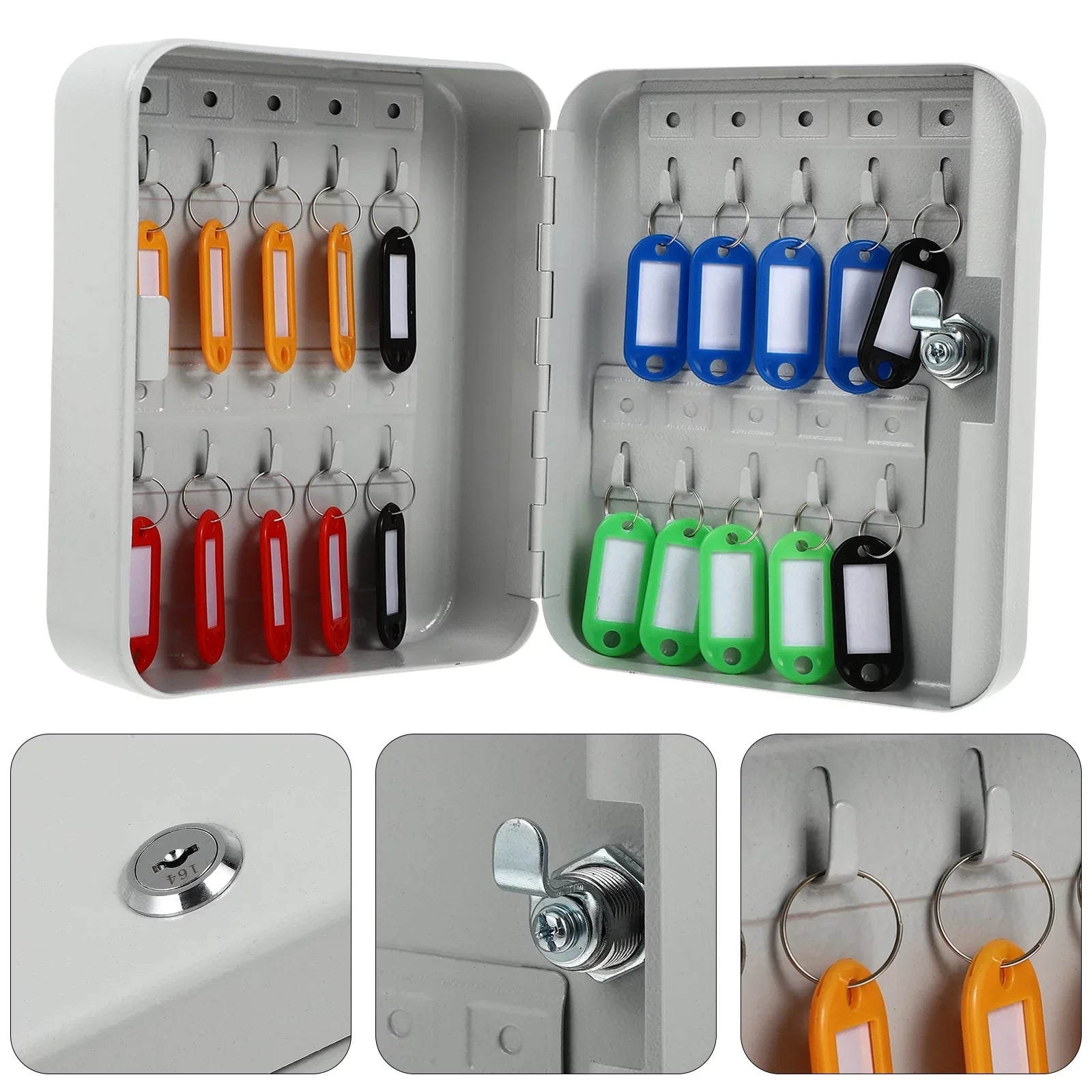 Key Wall Box Lock Mountcase Organizer Box Storage Safe Management Cabinet Holdermount Case Hanging Car Locking Key