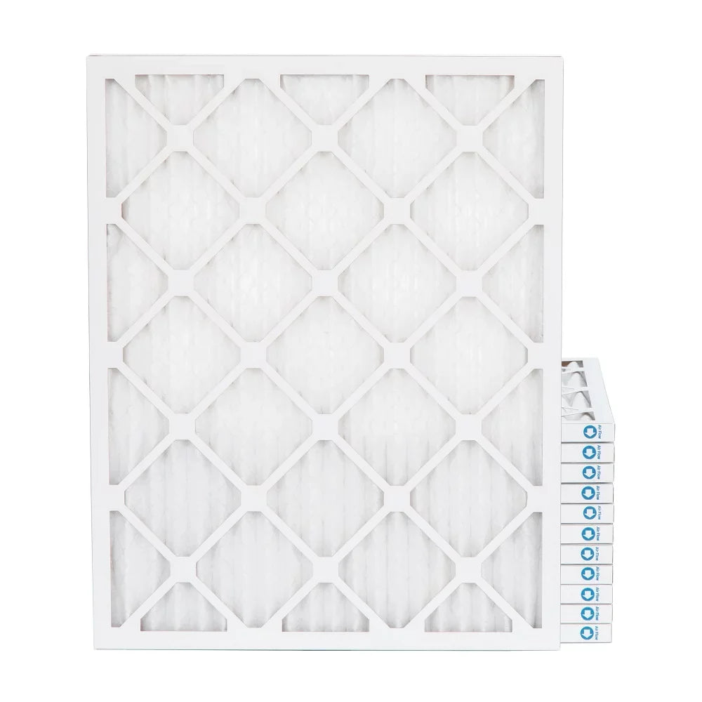 Pamlico Air 14x18x1 MERV 8 Pleated AC Furnace Air Filters. Case of 12. Actual Size: 13-3/4 x 17-3/4 x 3/4