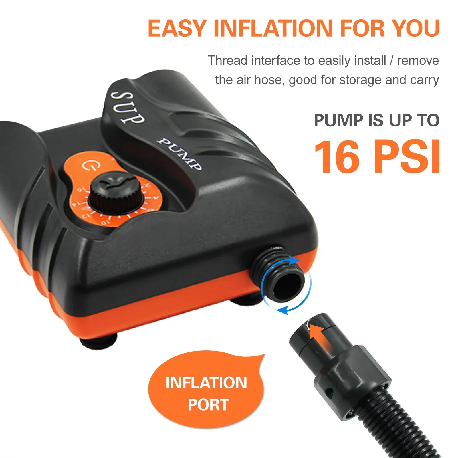 Inflation Pump,16psi Inflation Air 6pcs Nozzles Inflatable With 6pcs Nozzles Pump With 6pcs Inflatable And Air Pump And Ship Pump Huiop 16psi Mewmewcat Inflation Pump 16psi Zdhf