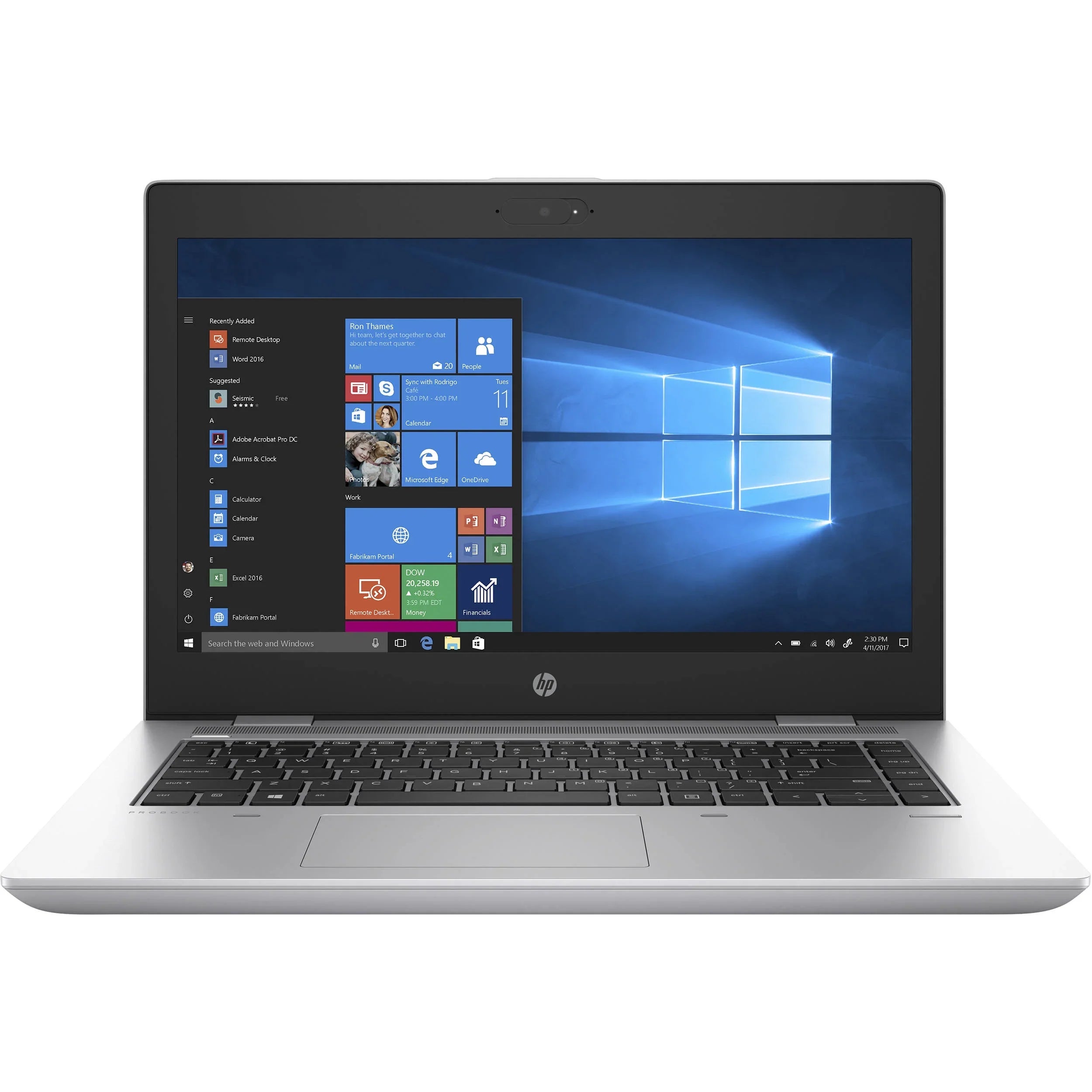 Restored HP Probook 640 G4 14" Laptop Intel Core i5 1.70 GHz 16 GB 256 GB SSD W11P (Refurbished)