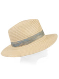 Eliza May Rose Women's Palm Straw Fedora