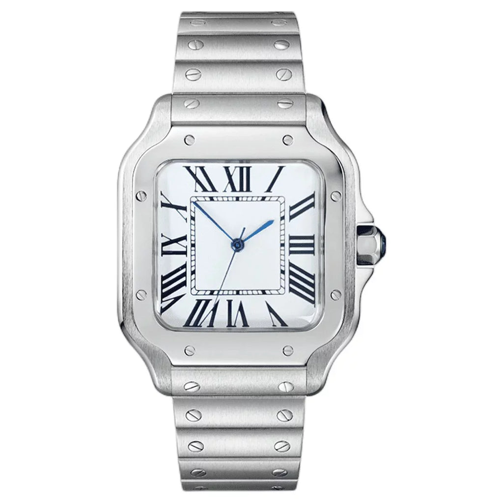 Square Men's Watch Automatic NH35 Movement Mechanical Men's Watch 3ATM Waterproof 38MM