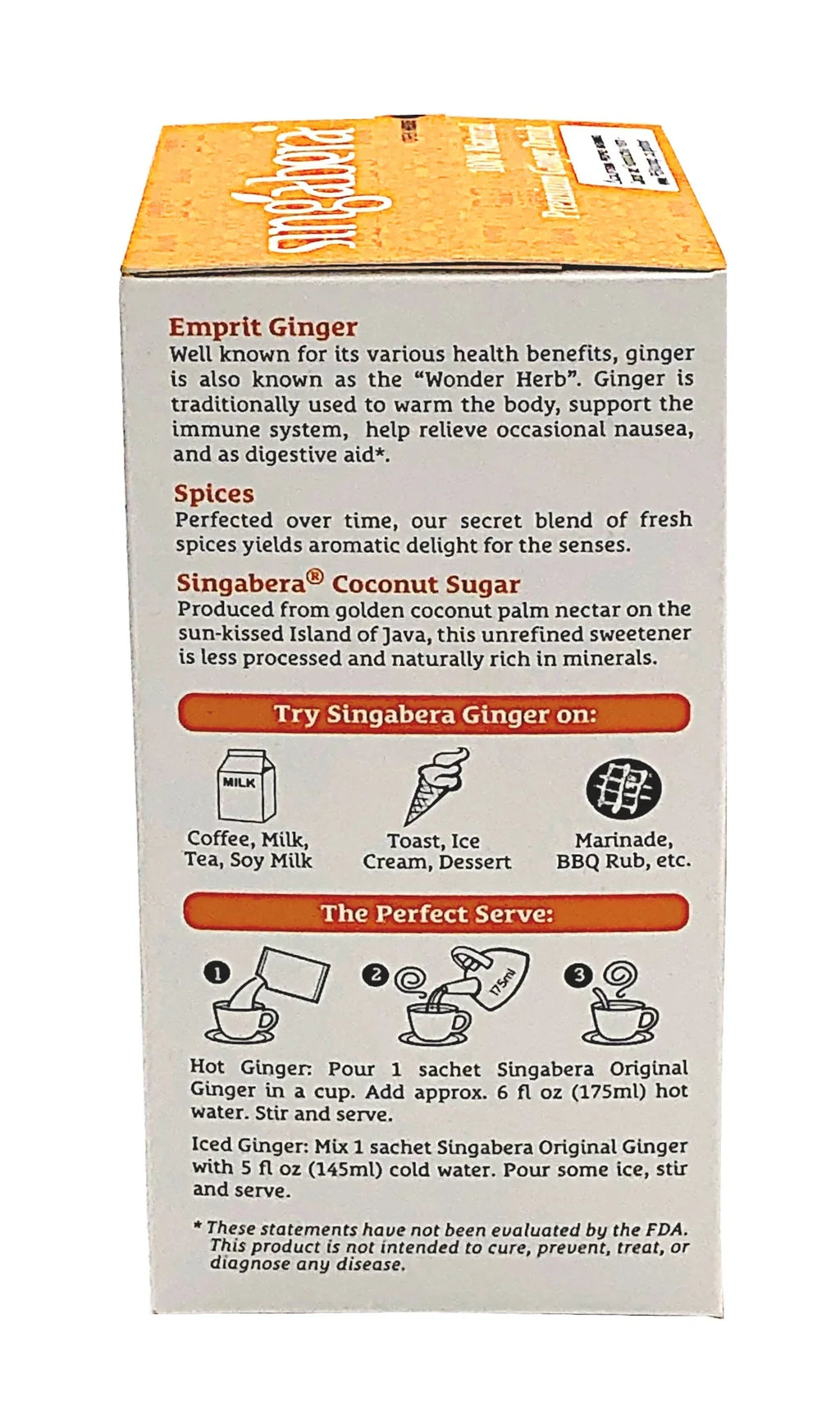 Singabera Original Ginger Drink, Pack of 3